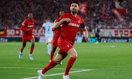 ЛЕ. Фрайбург уничтожил Сельту в первом матче четвертьфинала