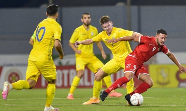 Украинская молодёжка обыгрывает Мальту в матче отбора на Евро
