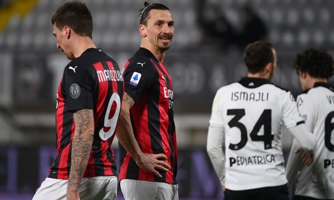 Милан ни разу не попал в ворота в матче со Специей – впервые за полтора года