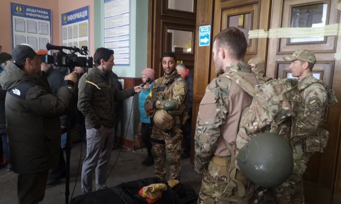 Бывшие морские пехотинцы из Британии прибыли в Украину