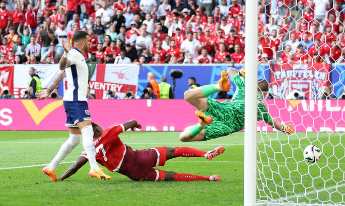 Відео: Швейцарія та Англія забили по голу у взаємному матчі.