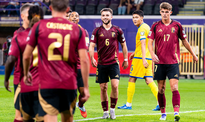 Квалификация ЧМ. Бельгия – Казахстан 6:0, Северная Македония – Лихтенштейн 5:0. Обзоры матчей