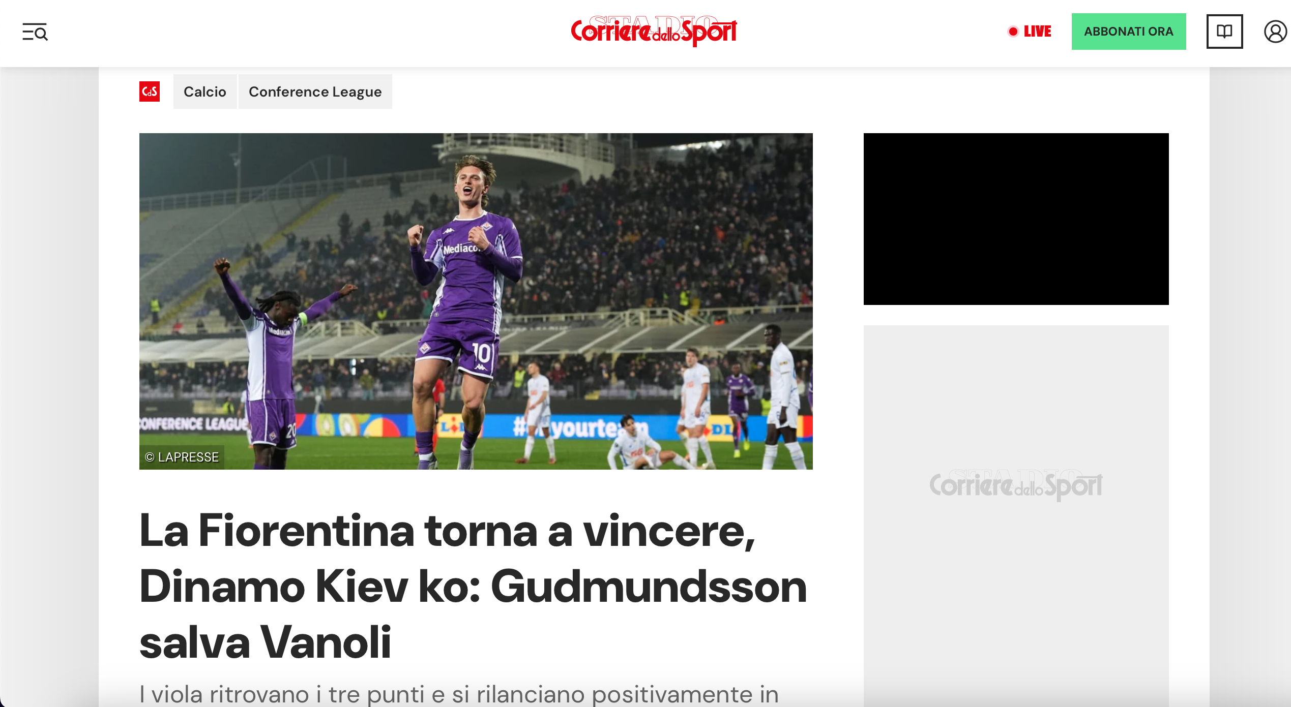 «Це вже не Динамо Шеви». Фіорентина – Динамо. Огляд післяматчевої італійської преси - изображение 3