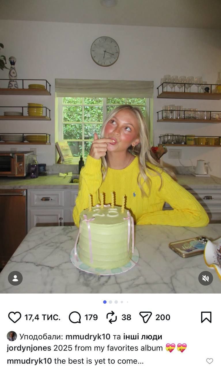 Новий флірт у соцмережах? Мудрик обмінявся теплими коментарями з американською акторкою - изображение 3