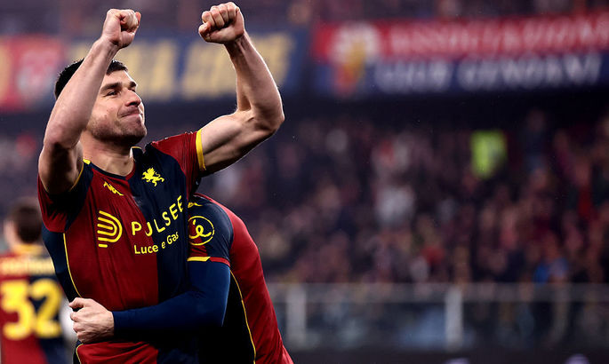 Дженоа сенсаційно обіграла Рому. Малиновський отримав високу оцінку